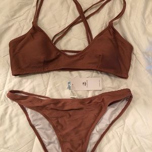 NWT Cupshe Healing Whisper Bikini Set XXL